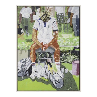 Contemplation by Shaun Ellison in White Frame, Medium Art Print On Canvas For Sale