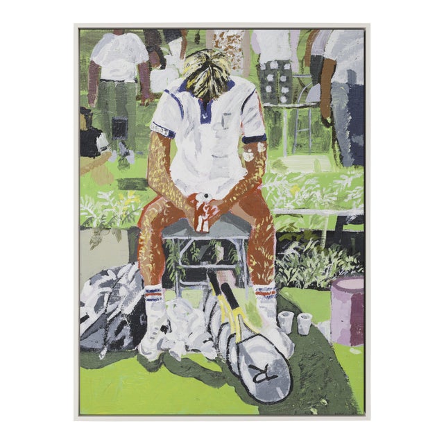 Contemplation by Shaun Ellison in White Frame, Medium Art Print On Canvas For Sale