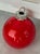Mid-Century Modern Red Mercury Glass Christmas Ornaments - Box of 18 For Sale - Image 3 of 7