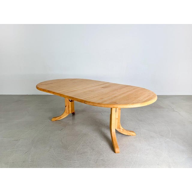 Vintage Extendable Dining Table in Pine from Rainer Daumiller For Sale - Image 5 of 10