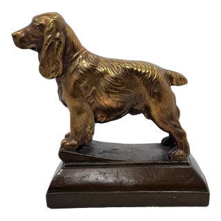 1930s Bronze Clad Cocker Spaniel For Sale