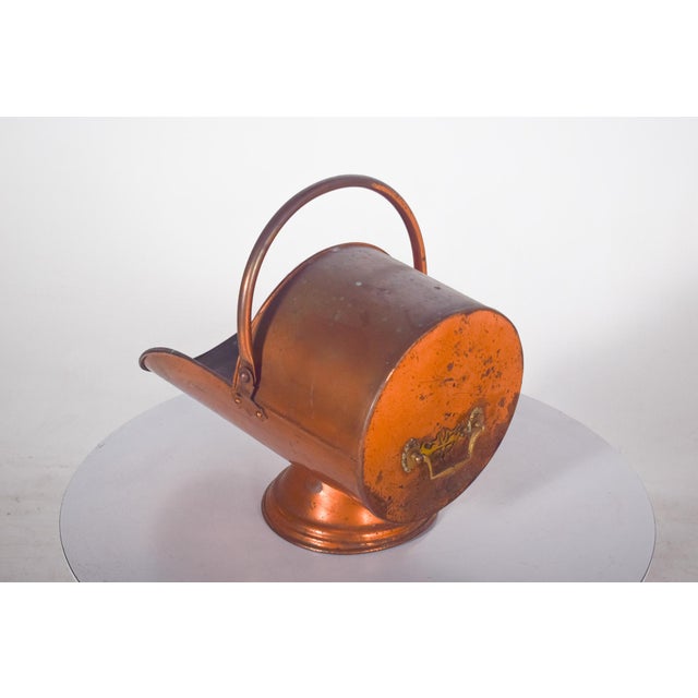 1950s Portuguese Copper Firewood Basket, 1950s For Sale - Image 5 of 8