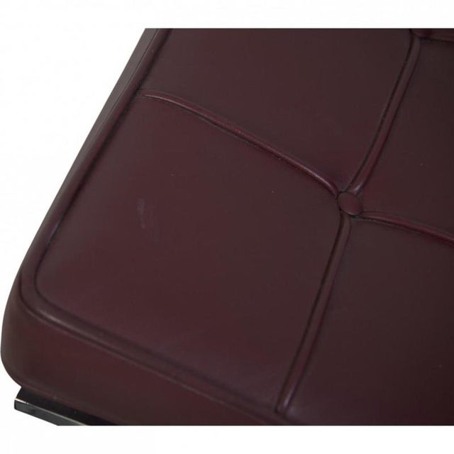 Barcelona Chair in Burgundy Leather by Ludwig Mies van der Rohe, 2000s For Sale - Image 18 of 18