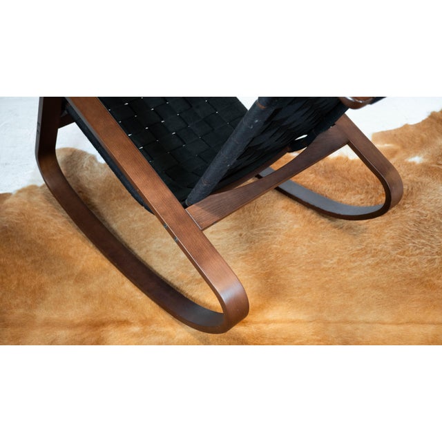 Luigi Crassevig 'Dondolo' Rocking Chair For Sale - Image 9 of 17
