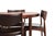1960s Dining Chairs in Brown Leather by Johannes Andersen, 1960s, Set of 4 For Sale - Image 5 of 6