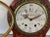 20th Century Red Lacquered Wooden Cartel Clock with Chinese Decoration For Sale - Image 10 of 13