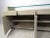Vintage Modern Buffet Table With Glass Shelf For Sale - Image 4 of 13