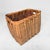 Vintage Japanese Bamboo Basket with Handles, 1950s For Sale - Image 11 of 12