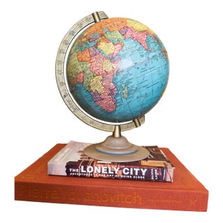 8-Inch Terrestrial Globe Made by the Geo. F. Cram Co. Of Indianapolis, Indiana. For Sale