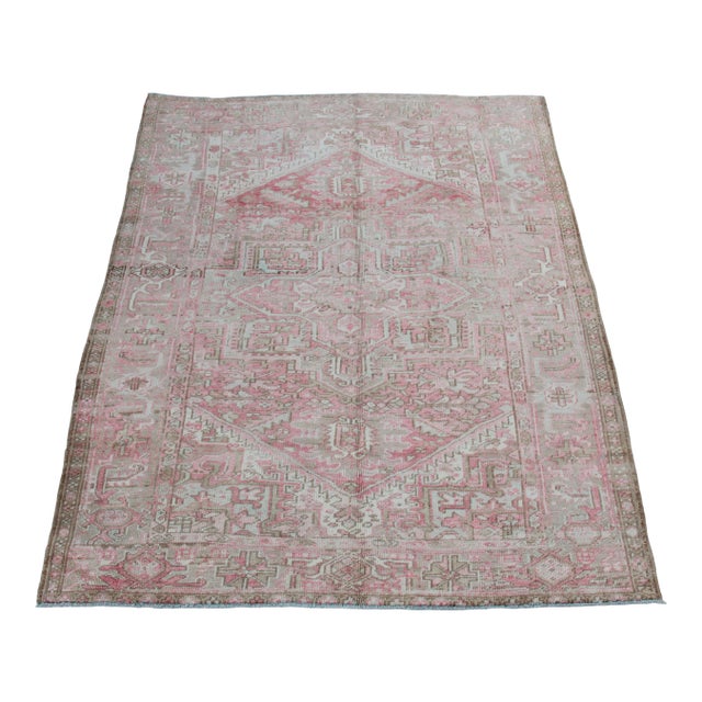 1940s Handmade Tribal Rug -6' 7'' X 8' 6'' For Sale