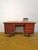 Wood Vintage Danish Teak Desk with Curved Top, 1950s For Sale - Image 7 of 8