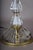 Gold French Faceted Glass and Brass Column Table Lamp, 1950s For Sale - Image 8 of 10