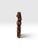 1960s 1960s Monumental 51” Hand-Carved Solid Wood African Fertility Figure Sculpture For Sale - Image 5 of 8