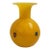 Vintage Yellow Murano Glass Vase With Millefiori | Made in Italy | Signed For Sale