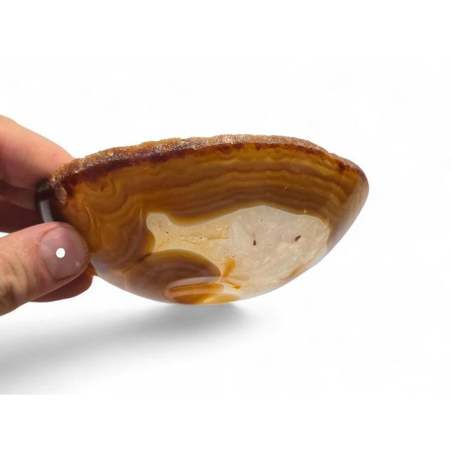 Carved Agate Bowls, 1970s, Set of 9 For Sale - Image 9 of 13