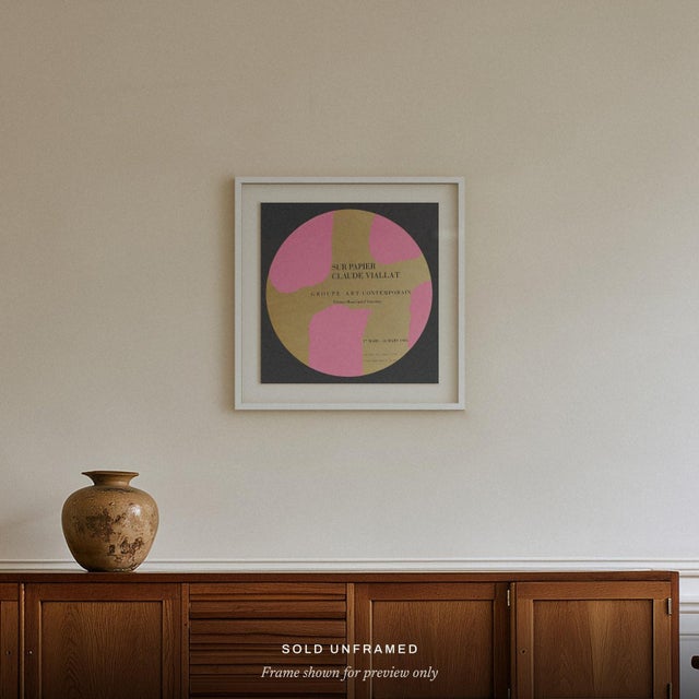 Claude VIALLAT (1936–present) Expo 96 - GAC Annonay - Tondo Year: 1996 Medium: original poster Support: recycled paper...