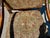 Wood Late 19th Century Victorian Carved Wood Distressed Needlepoint Armchair Tall Back Throne Chair For Sale - Image 7 of 12