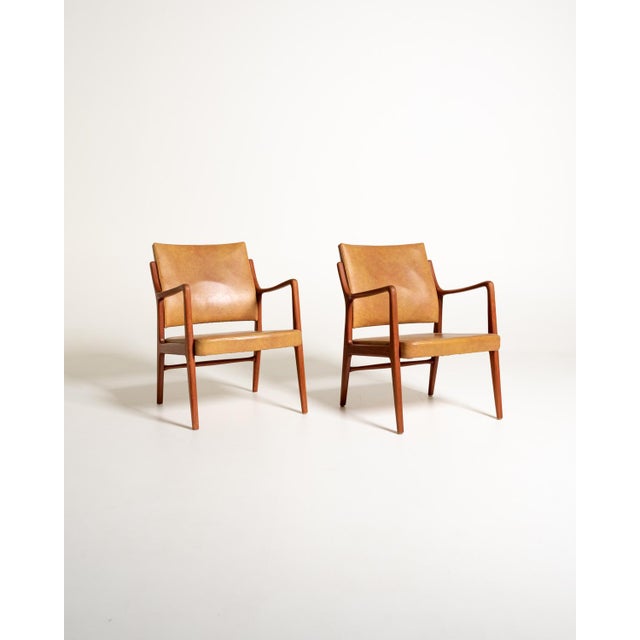 1960s Scandinavian Leatherette Armchairs, 1960s, Set of 2 For Sale - Image 5 of 13