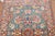 Red Pair of Teal Persian Tabriz Rugs rug no. j3704 For Sale - Image 8 of 18