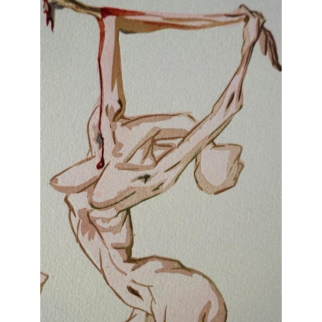 Salvador Dali, The Simoniacs, Woodcut For Sale - Image 5 of 6