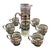 1970s Culver Hollywood Regency Cocktail Set- 7 Pieces For Sale