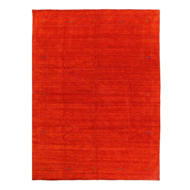 Gabbeh Rugs feature hand-spun wool in both the pile and foundation. These rugs are characterized by their abstract designs...