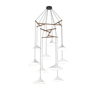 Emily V10 Group Hanging Lamp from Moss For Sale