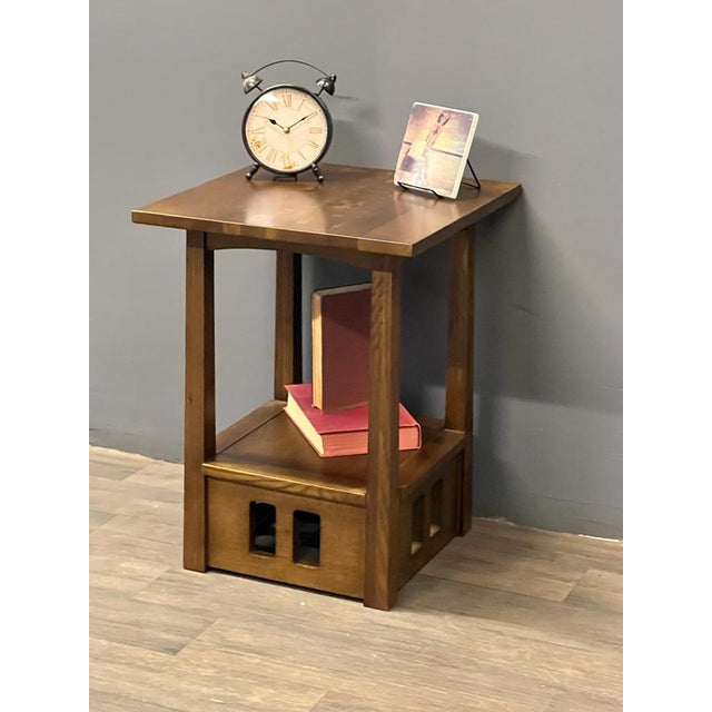 Arts & Crafts Arts and Crafts / Mission Style Taboret End Table - Model A29 For Sale - Image 3 of 8