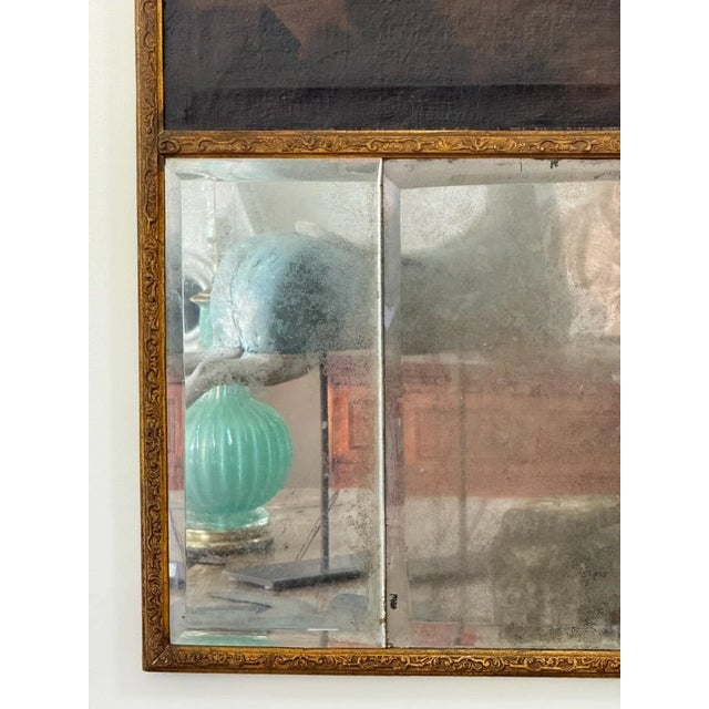 Trumeau Overmantel Mirror, Fench Period 18th Century For Sale - Image 6 of 8
