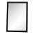 Stanley Works Black Framed Beveled Wall Mirror For Sale