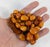 20th Century Butterscotch Egg Yolk Amber Prayer Necklace For Sale - Image 10 of 12