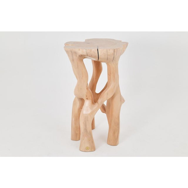 Sculptural Side Table by Logniture For Sale - Image 12 of 18