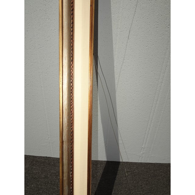 Large Tall 54"Hx31 Vintage French Country Gold Ornate Picture Frame For Sale - Image 9 of 14