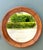 Vintage Round Wood Frame Mirror For Sale - Image 12 of 12