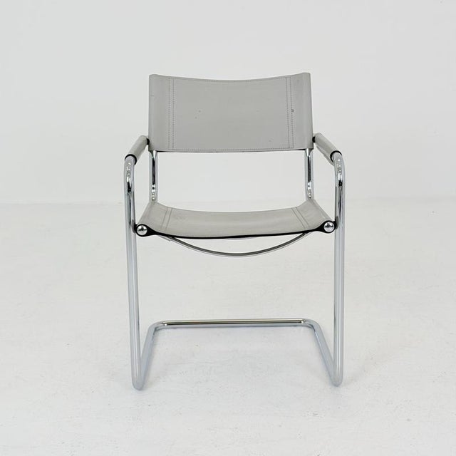 Contemporary Mid-Century Bauhaus MG5 Cantilever Armchair by Mart Stam for Matteo Grassi, Italy, 1980s For Sale - Image 3 of 18