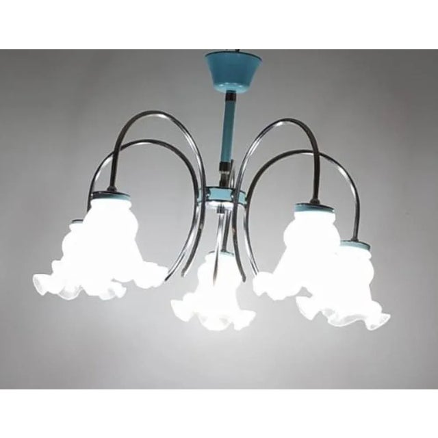 1960s Vintage Spider Hanging Lamp, 1960s For Sale - Image 5 of 9