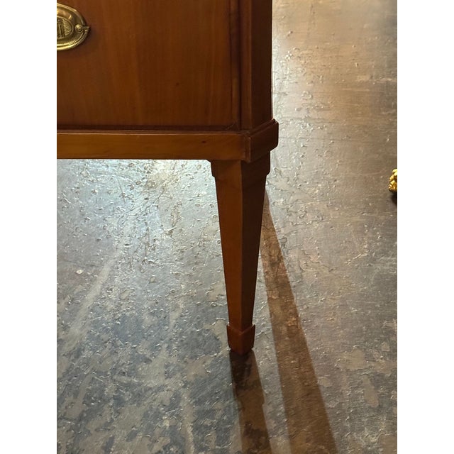 19th Century 19th C. German Biedermeier Walnut Chest For Sale - Image 5 of 9