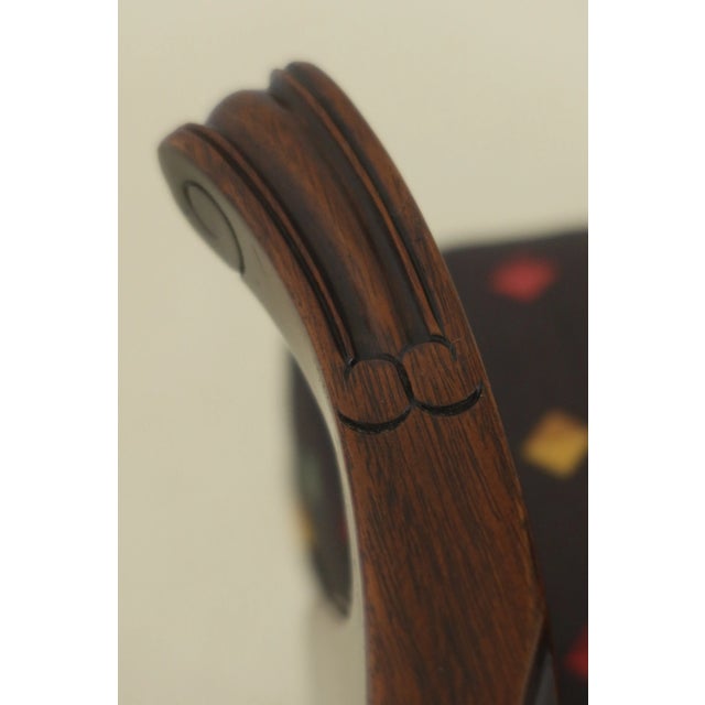 1990s Set of 8 Kindel Oxford Mahogany Chippendale Armchairs For Sale - Image 5 of 13