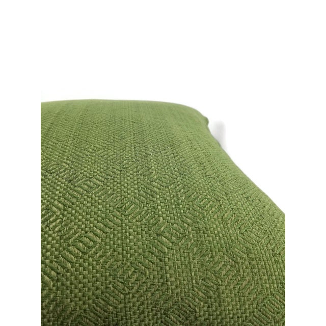 Not Yet Made - Made To Order F. Schumacher Villis Strie Emerald Pillow Cover For Sale - Image 5 of 7
