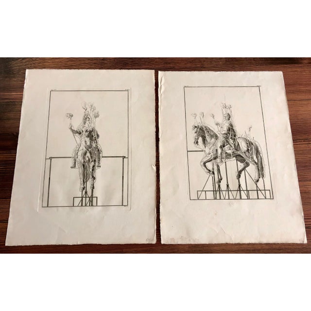 Black & White Prints From the Chacographie Archives of the Louvre Museum - A Pair For Sale - Image 11 of 11