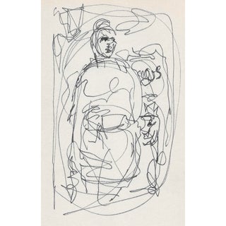 1960s Modern Portrait of a Lady For Sale