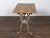 French 1900s Steel and Wood Console Table with Curving X-Form Legs and Stretcher For Sale In Atlanta - Image 6 of 12