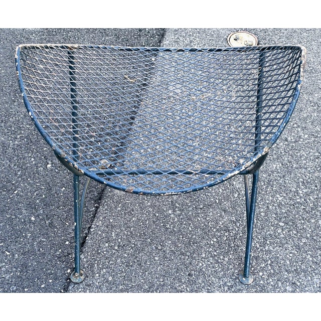 Mid 20th Century Mid 20th Century Maurizio Tempestini Salterini Clamshell Orange Slice Ottoman For Sale - Image 5 of 7