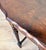 Brown Vintage Traditional Victorian Mahogany Inlaid Scalloped Side Table For Sale - Image 8 of 15