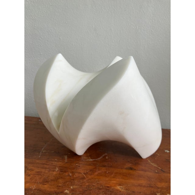 Abstract Vintage Biomorphic Marble Sculpture, Unsigned For Sale - Image 3 of 11