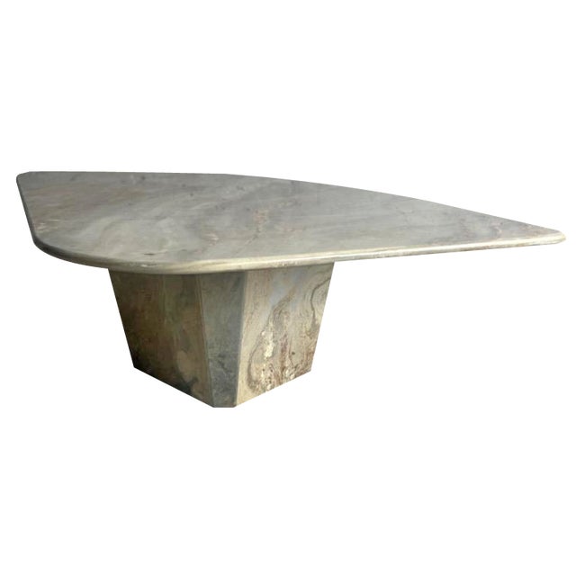 Granite Triangle 80s Coffee Table For Sale