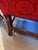 Antique Camelback Chippendale Style Damask Fabric Sofa For Sale - Image 11 of 11