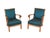 Designed by architect and furniture designer Erik Wørts, these lounge chairs were hand-crafted in the 1950s. They are...