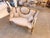 Rococo 1960s French Louis XV Rococo Settee upholstery Loveseat Cream Damask Canapa Sofa For Sale - Image 3 of 5