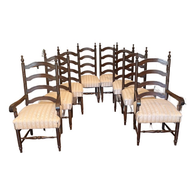 1940s 8 Spanish Colonial Dining Chairs For Sale